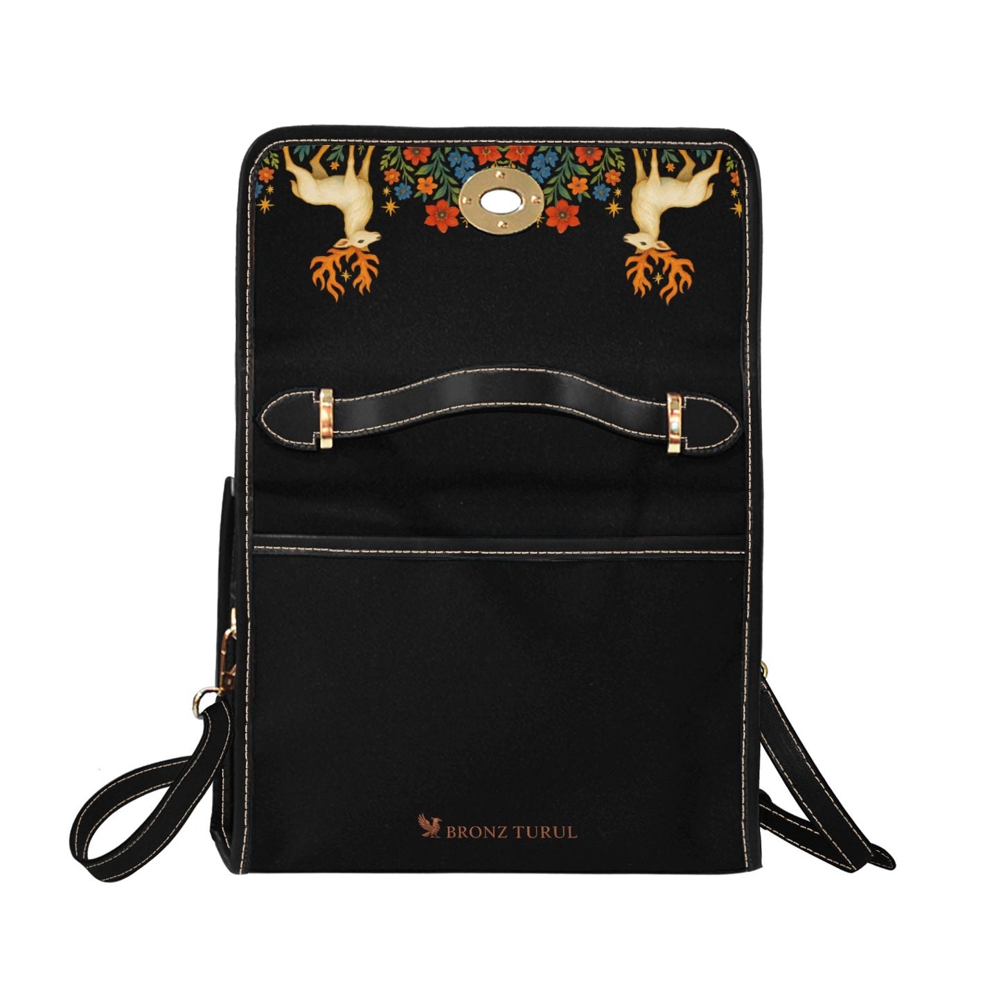 Csodaszarvas on the Flower Field Shoulder Bag