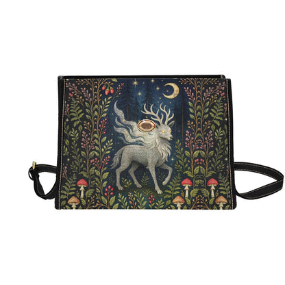 White Lidérc in Magical Forest Shoulder Bag
