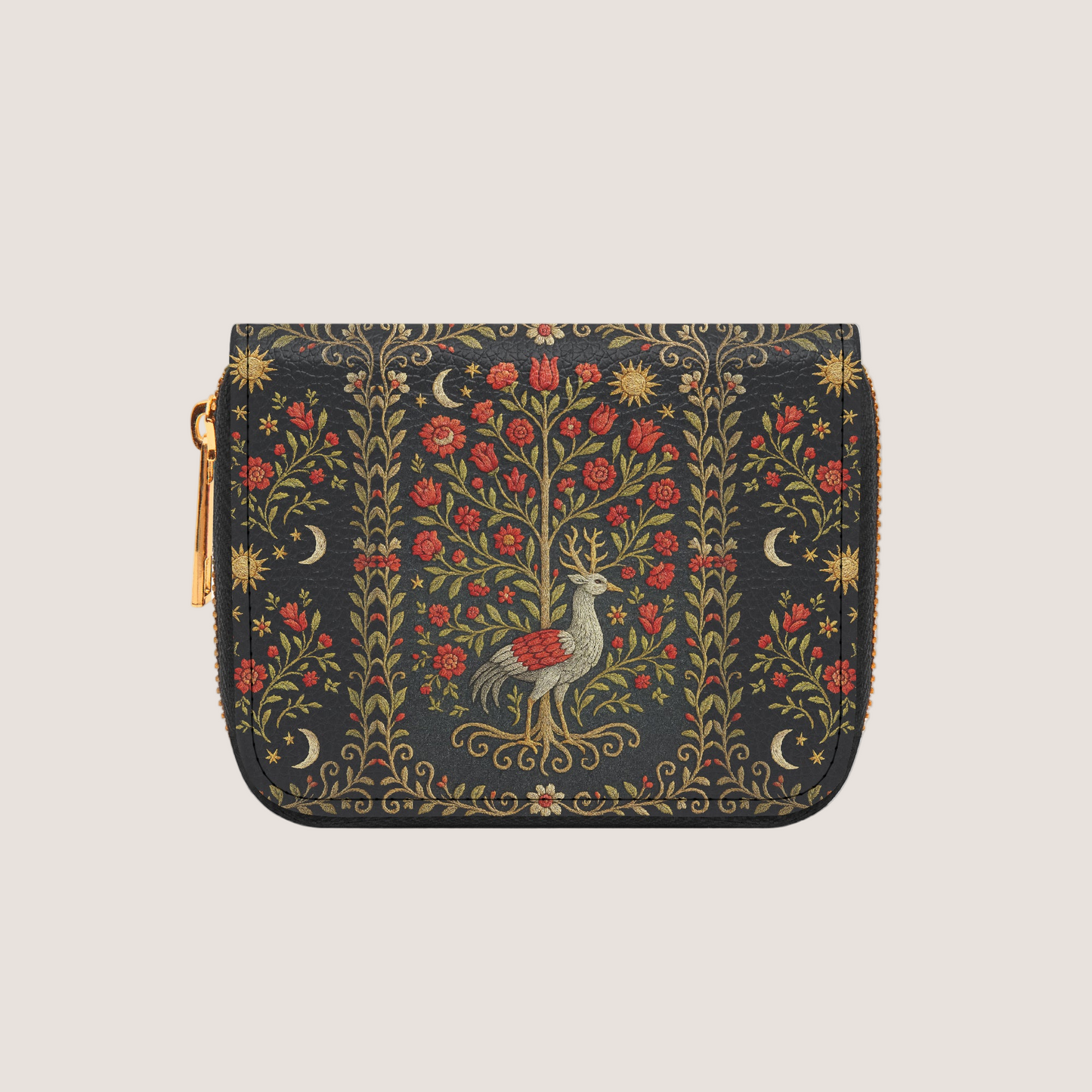 Dark Night Tree of Life Életfa Zipper Wallet