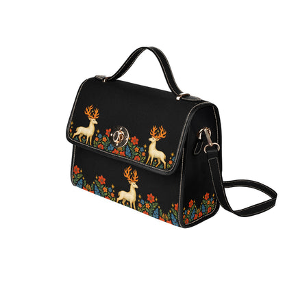 Csodaszarvas on the Flower Field Shoulder Bag