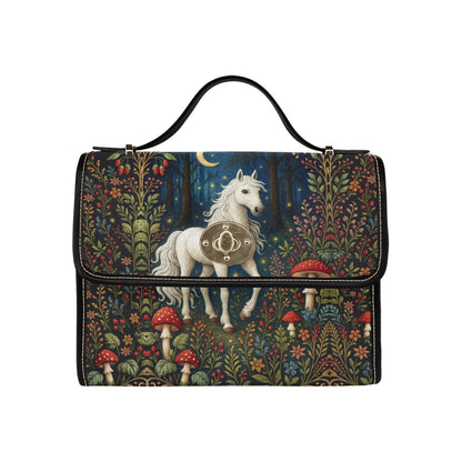 Táltos Horse in the Enchanted Forest Shoulder Bag