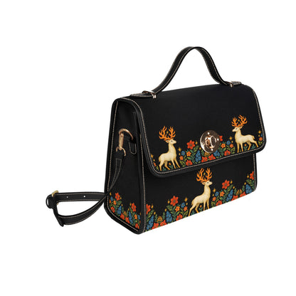 Csodaszarvas on the Flower Field Shoulder Bag