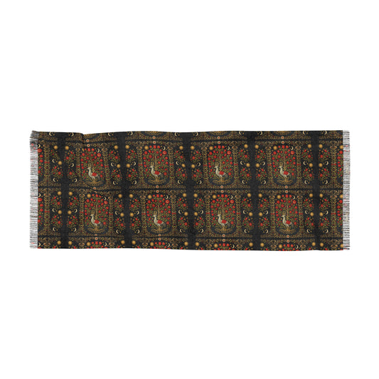 final Életfa Bohemian Light Scarf, Colorful Women’s Fashion Accessory, Unique Gift for Her, Summer Scarf, Festival Wear, Artistic Wrap