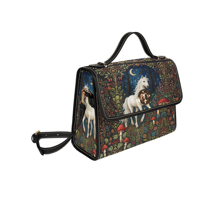 Táltos Horse in the Enchanted Forest Shoulder Bag
