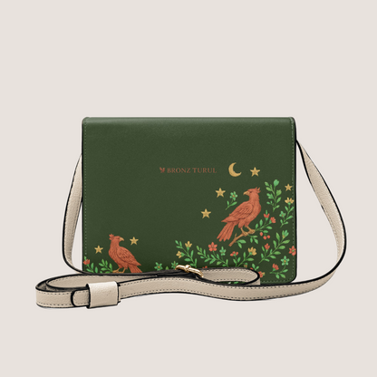 Turul Birds Sitting on Branches Crossbody Bag