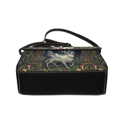 White Lidérc in Magical Forest Shoulder Bag