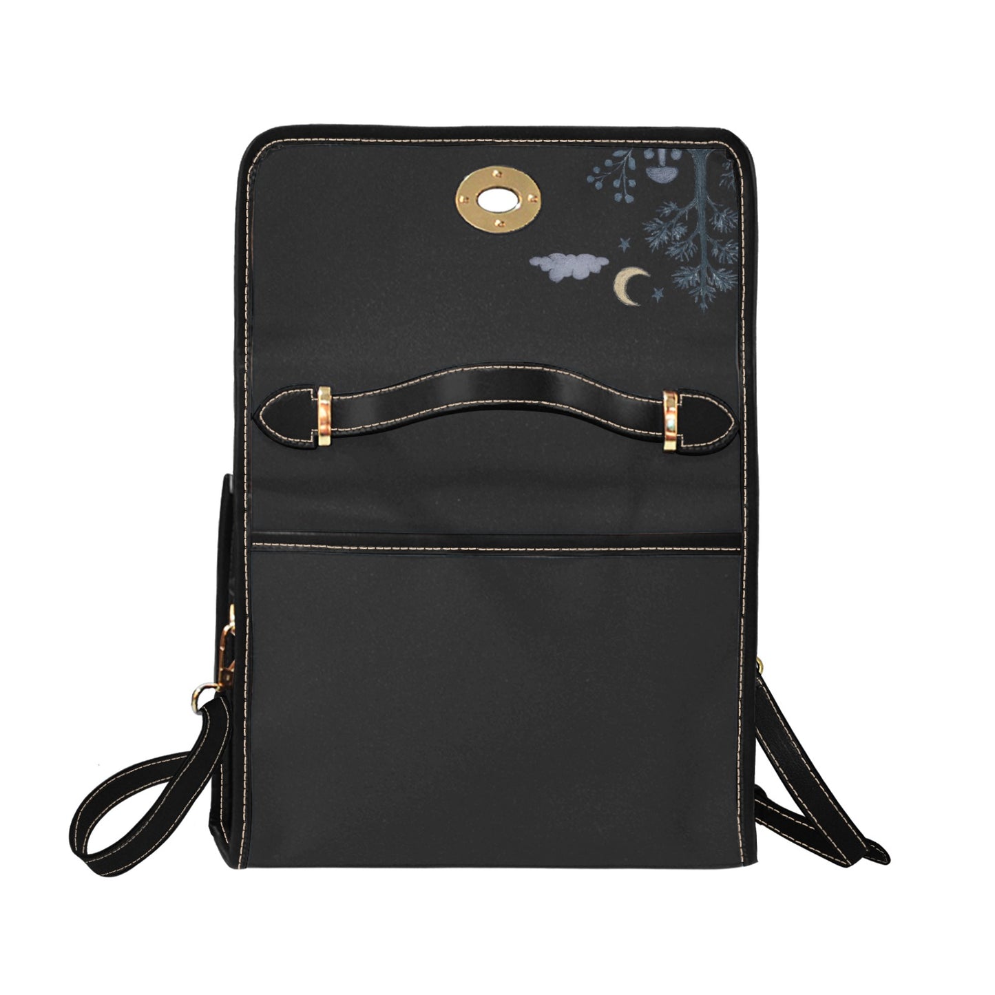 Dreamy Wolf in the Forest Shoulder Bag