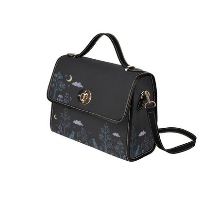 Dreamy Wolf in the Forest Shoulder Bag